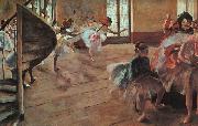 Edgar Degas The Rehearsal Norge oil painting reproduction